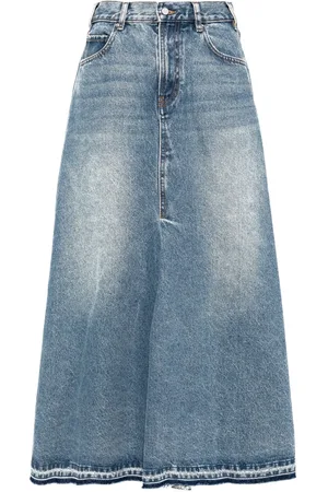 JNBY Lång jeanskjol med slitning