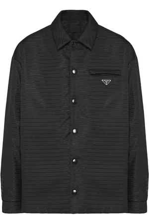 Prada Vadderad skjorta med logotyp