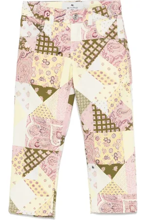Etro Byxor med lappdesign