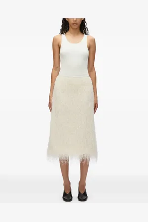 3.1 Phillip Lim Midikjol med fransar