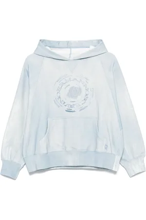 ERMANNO SCERVINO Hoodie med broderad logotyp