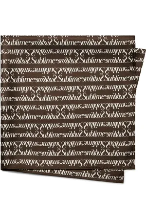 Tory Burch T Sublime halsduk med monogram