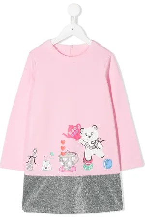 Simonetta Tröjklänning med glittrig kant
