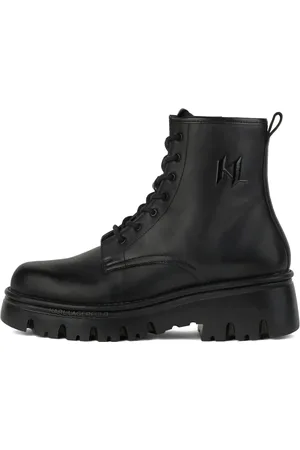 Karl Lagerfeld Militärkängor med monogram