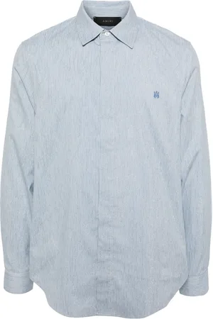 AMIRI Randig skjorta med broderad logotyp