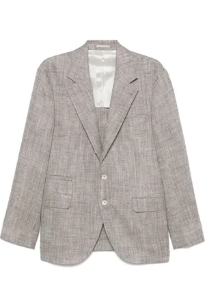 Brunello Cucinelli Fiskbensmönstrad blazer