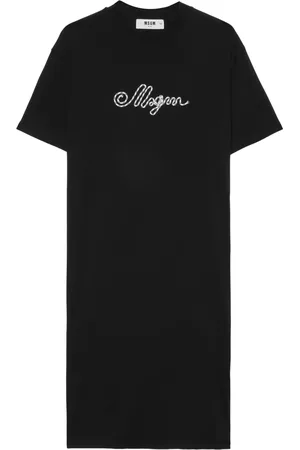 Msgm Klänning med logotyp