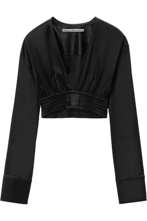 Alexander Wang Långärmad kort blus