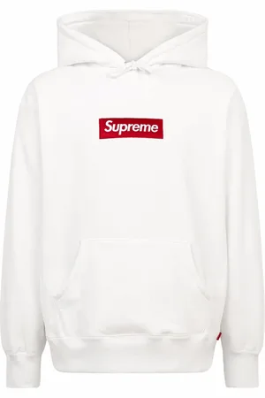 Supreme FW21 hoodie med logotyp