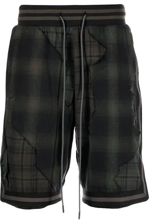 MOSTLY HEARD RARELY SEEN Skotskrutiga basketshorts med dragsko