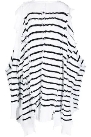 Marni Randig stickad cape
