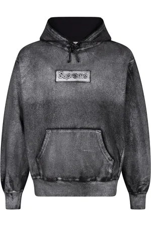 Supreme X MM6 Maison Margiela hoodie med logotyp