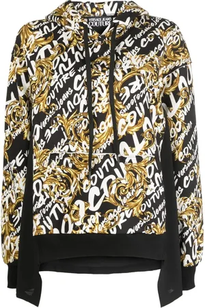 VERSACE Garland hoodie med logotyppanel