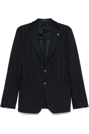 TAGLIATORE Kritstrecksrandig blazer
