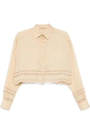 ERMANNO SCERVINO Skjorta med blomsterbrodyr