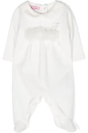 MISS BLUMARINE Topp med blomapplikation