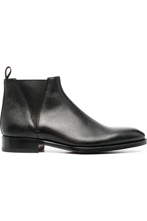 santoni Ankelboots med mandelformad tå