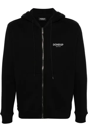 Dondup Hoodie med logotyp