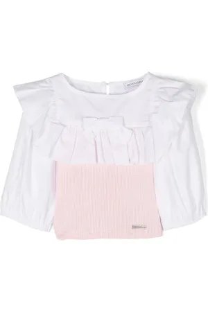 MONNALISA Volangblus med panel