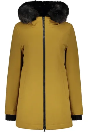 HERNO Parkas med konstpälskant
