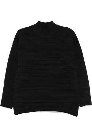 PLEATS PLEASE ISSEY MIYAKE Ribbad tröja