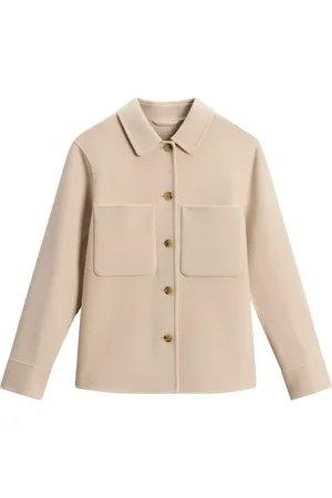 Woolrich överskjorta i ull med knäppning