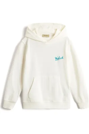 Woolrich Hoodie med logotyp