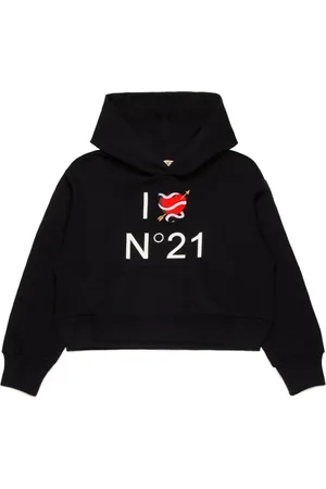 Nº21 Hoodie med logotyp