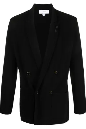 LARDINI Dubbelknäppt stickad blazer