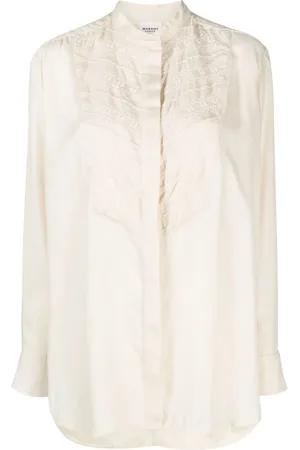 Marant Etoile Britten skjorta med broderad detalj