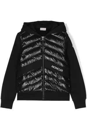 Moncler Vadderad dragkedja med logotyp
