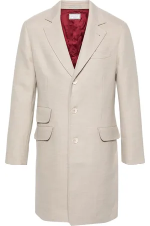 Brunello Cucinelli Enkelknäppt kappa