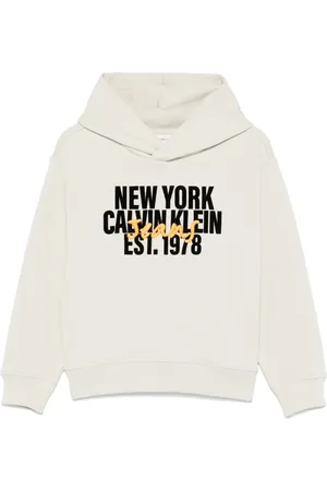 Calvin Klein Hoodie med logotyp