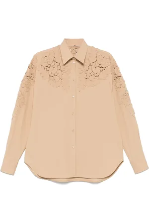 ERMANNO SCERVINO Skjorta med blomapplikation