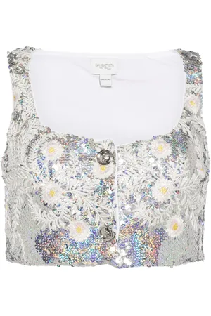 Giambattista Valli Croptop med paljetter