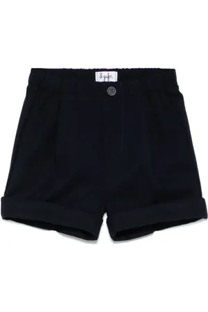 Il gufo Shorts med plisserad detalj
