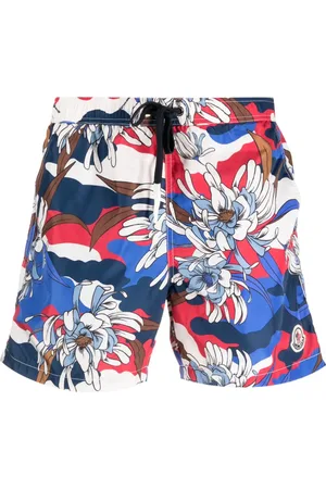 Moncler Badbyxor med grafiskt tryck