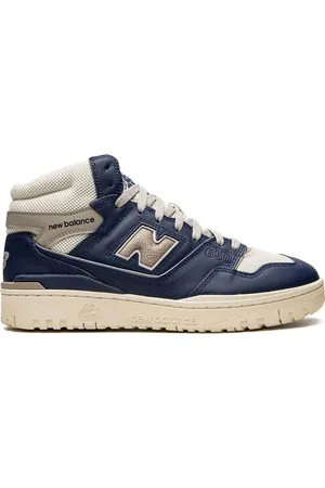 New Balance Höga lädersneakers