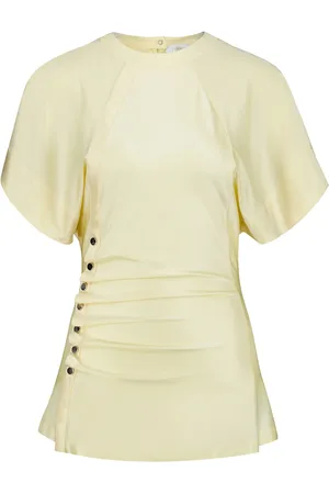 Paco rabanne Blus med draperad detalj