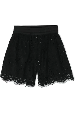 MONNALISA Shorts med blommig spets