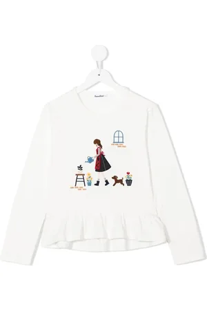Familiar Tröja med grafiskt tryck