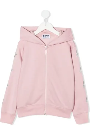 Golden Goose Stjärnmönstrad hoodie med dragkedja