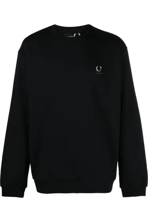 Fred Perry Sweatshirt med broderad slogan