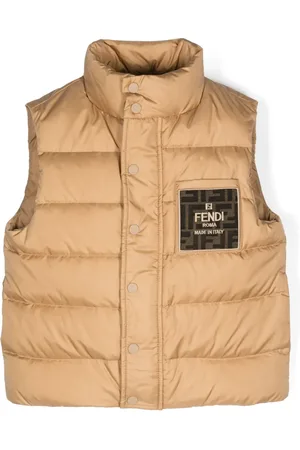Fendi Vadderad väst med logotyp