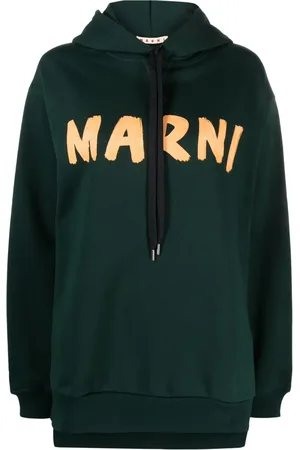 Marni Hoodie med logotyp