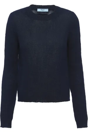 Prada Kashmirtröja med rundad hals