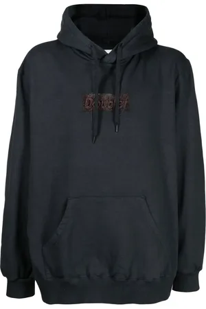 DOUBLET Huvtröja med logotypmärke