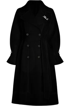 Karl Lagerfeld Trenchcoat i mesh