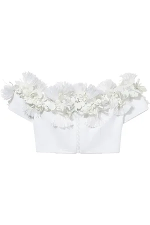 Puccini Croptop med blomdetalj