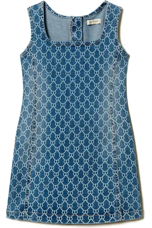 Twin-Set Jeansklänning med monogram